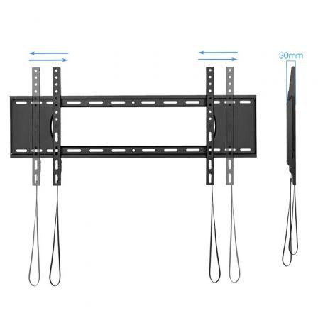 TooQ LP1090F-B Soporte de Pared para TV 43-90 Pulgadas Negro TooQ LP1090F-B Soporte de Pared para TV 43-90 Pulgadas Negro